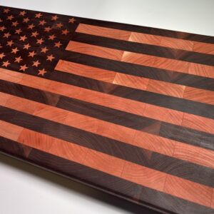 American Flag Cutting board